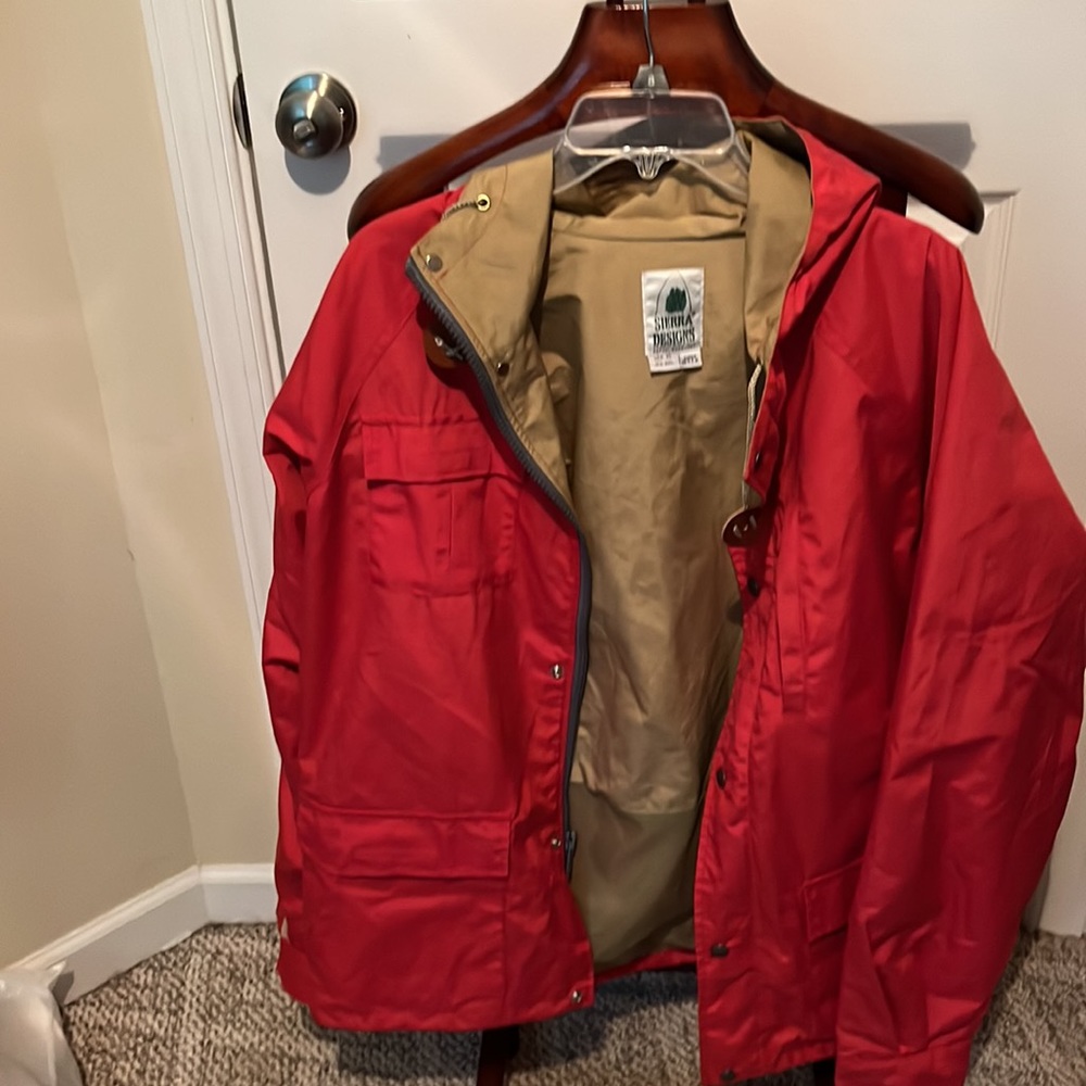 Sierra Designs red coat.